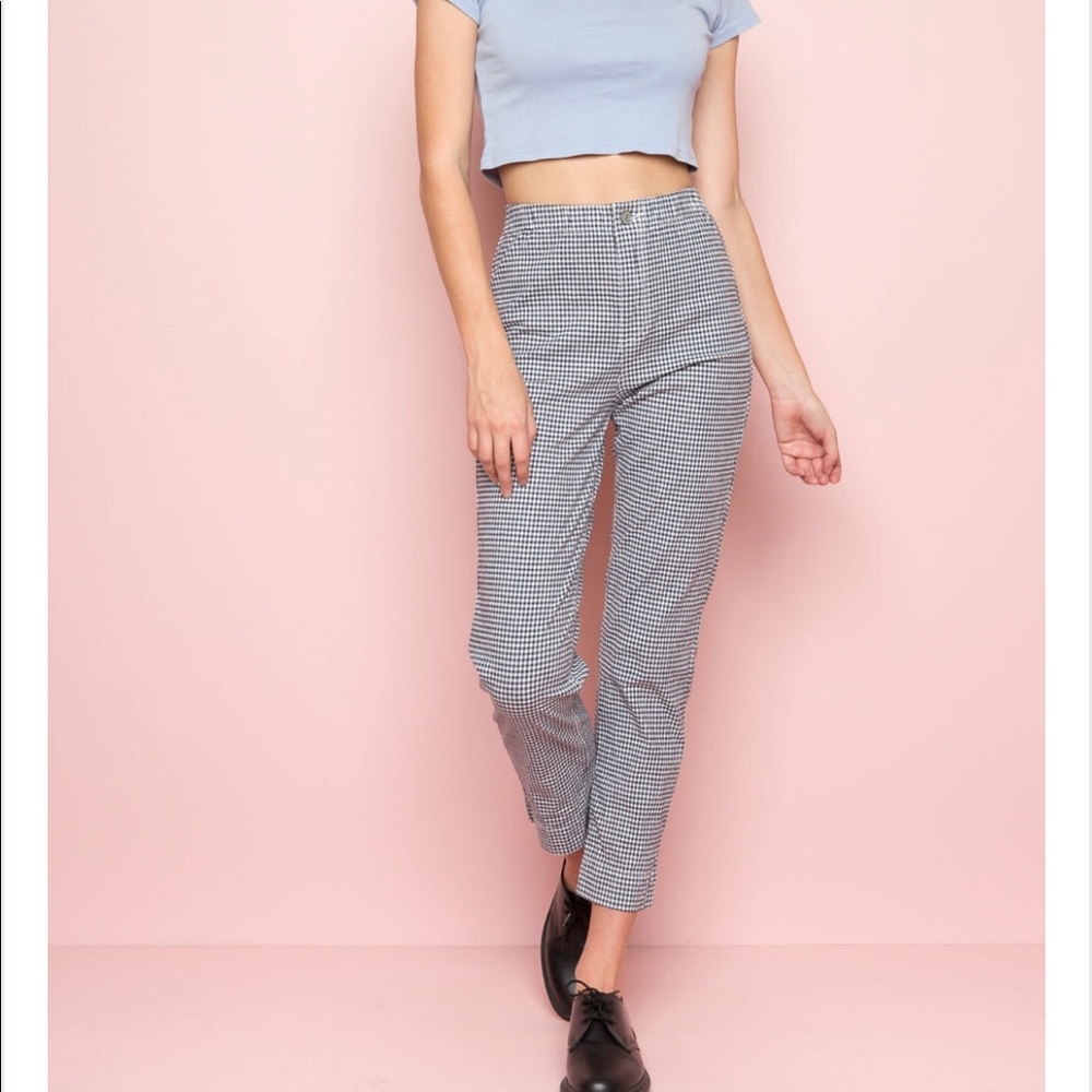 Brandy Melville checkered Tilden pants